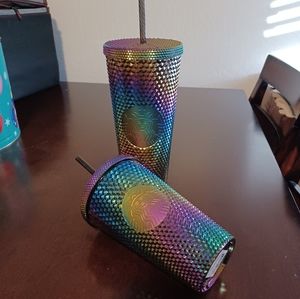 Starbucks Tumblr cups 24oz and 16oz lot of 2 new.